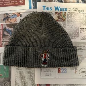 Polo bear beanie